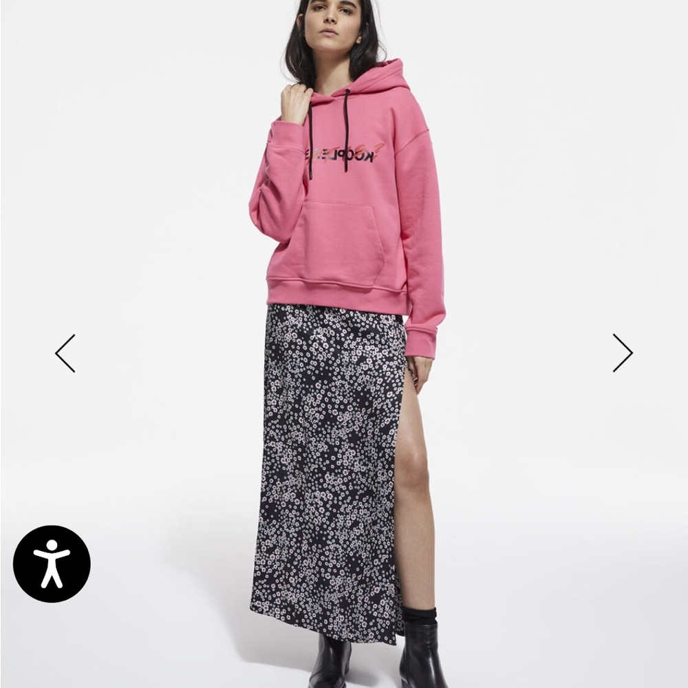 The Kooples Maxi Floral Skirt
